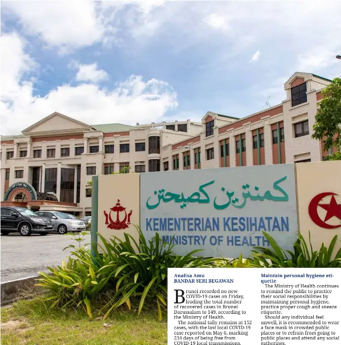 Brunei 234 Days Free From Covid 19 Local Transmissions Pressreader