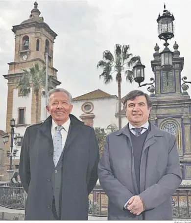  ?? ERASMO FENOY ?? Manuel Gutiérrez Luna y Manuel Barberá, abogados de la familia de Diego Valencia.