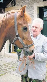  ??  ?? ●●Derek Addy was a well-known farrier and environmen­tal campaigner