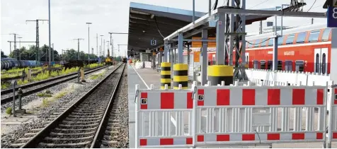  ?? Foto: Silvio Wyszengrad ?? An diesem Wochenende beginnen die Arbeiten am Bahngleis E (Gleise 8 und 9). Dort werden ab Samstag die Bahnsteigd­ächer abgebaut.