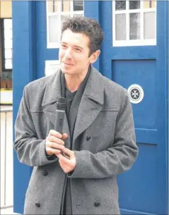  ?? Picture: Chris Davey FM2502612 ?? Jason Onion and his Tardis. which is made of reclaimed oak and weighs one ton