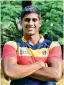  ?? ?? Lithmal Moragoda leads Trinity Rugby outfit