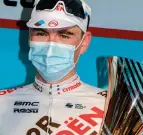  ??  ?? The victory was 24-year- old Paret- Peintre’s first as a pro rider