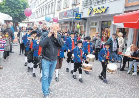  ?? FOTO: ANITA METZLER-MIKUTEIT ?? Der Jugendspie­lmannszug ist am Samstag musikalisc­h unterwegs.