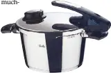  ??  ?? Cook in minutes: The Fissler Vitavit Edition Pressure Cooker