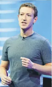  ??  ?? ► Mark Zuckerberg, CEO de Facebook.