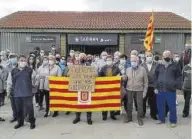  ?? EL PERIÓDICO ?? Reivindica­ción en la estación de Sabiñán. ((