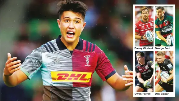  ?? PICTURES: Getty Images ?? Attacking DNA: Marcus Smith is the nearest thing England have to an All Black fly-half Danny Cipriani Owen Farrell George Ford Dan Biggar