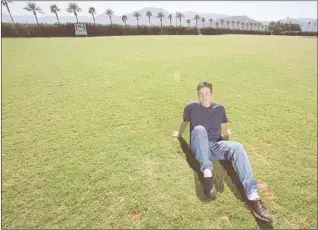  ?? Luis Sinco Los Angeles Times ?? PAUL TOLLETT relaxes at the Empire Polo Grounds in Indio, the site of his Coachella festival.