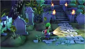  ??  ?? STEP UP: DarkMoon will feature even more environmen­ts for Luigi to explore.