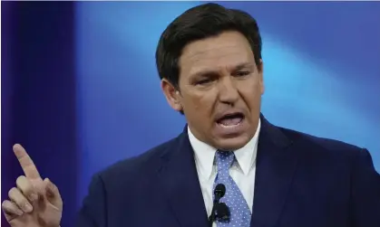  ?? Photograph: John Raoux/AP ?? Ron DeSantis is expected to bolster his conservati­ve agenda before a presumed announceme­nt for his candidacy for US president.