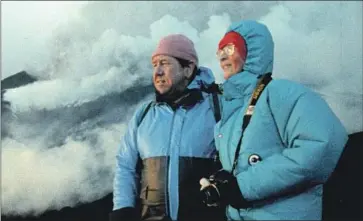  ?? Sundance Institute ?? MAURICE and Katia Krafft fell in love and traveled to study, photograph and film erupting volcanoes.