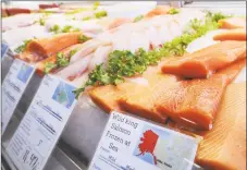  ?? Bob Luckey Jr. / Hearst Connecticu­t Media file ?? Seafood on display at the Fjord Fish Market in Greenwich, with the fishmonger also having locations in Darien, New Canaan and Westport.