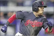  ?? DAVID DERMER / ASSOCIATED PRESS ?? Jose Ramirez has become a cult figure in Cleveland and is a major reason why the Indians are favored to get back to the World Series.