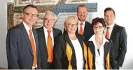  ?? Foto: oH ?? Das Team der VR Bank Handels und Gewerbeban­k.