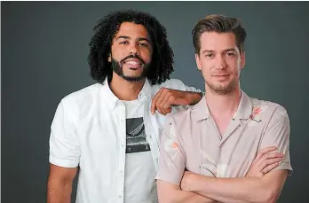  ?? Photo / AP ?? Daveed Diggs (left) and Rafael Casal are not only best mates but also cast members, co-producers and co-writers of of new film Blindspott­ing.