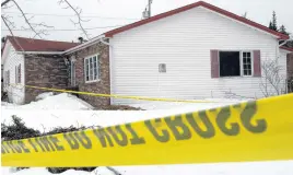  ?? KEITH GOSSE • THE TELEGRAM ?? The Royal Newfoundla­nd Constabula­ry charged 36-year-old Ibrahim Al Ahmad with first-degree murder and kidnapping after locating the body of a St. John’s woman in this abandoned home in Logy Bay-middle Cove Outer Cove March 5, 2024.