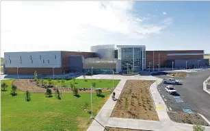  ?? COURTESY PHOTO ?? The oil boom has allowed Hobbs to build a $63.5 million recreation­al center with no debt. The center has indoor turf, a gym with basketball, volleyball and pickleball courts, and swimming pools.