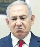  ?? Foto: AP / Abir Sultan ?? Benjamin Netanjahu sieht sich als Opfer eines „Putschvers­uchs“.