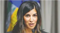  ?? LARRY WONG ?? NDP children’s services critic Rakhi Pancholi called on the province to communicat­e clear health and safety protocols to childcare operators and parents ahead of May 14.