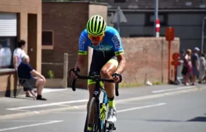  ?? FOTO RR ?? Stijn Siemons wil zich deze week helemaal op het BK in Lokeren focussen. “Extra trainen ga ik niet meer doen. Als je de goeie conditie nu nog niet te pakken hebt, komt ze niet meer.”