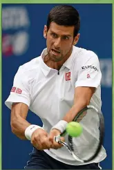  ??  ?? DEFENDING CHAMPION: Novak Djokovic