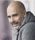  ??  ?? Pep Guardiola: Celebrated.