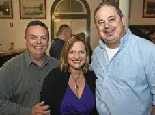  ??  ?? Enjoying the party are (from left) Andrew Winter, Susie Winter and Tim Thomas.