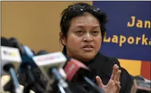  ?? — Bernama photo ?? Azalina reminds the educators that they can also be prosecuted if they choose not to intervene in such complaints or disclosure­s received from students, as stipulated in Section 19 of the Sexual Offenses Against Children Act 2017 (Act 792)