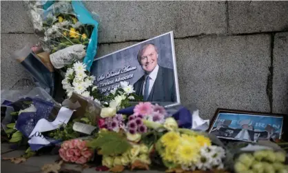  ?? Photograph: Rob Pinney/Getty Images ?? Floral tributes to Sir David Amess outside parliament. ‘Finding the balance between security and openness is not easy.’