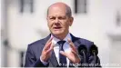  ?? ?? "Poutine ne gagnera pas cette guerre", a déclaré Olaf Scholz ce vendredi