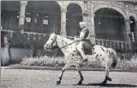  ?? IIAS ?? Jawaharlal Nehru rode to the lodge on a horseback for the conference.