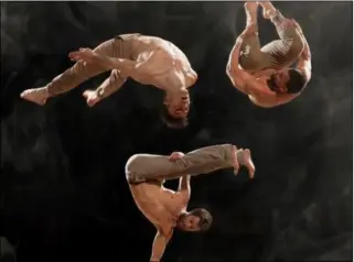  ?? ?? AN INTERNATIO­NAL award-winning, acrobatic group, Barely Methodical Troupe, will be performing in Barnsley next month.
The award-winning act will be performing their show, Bromance, at the Civic on Thursday October 6. Bromance is an acrobatic circus act, accompanie­d with an emotional