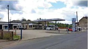  ??  ?? Plans have been put forward to demolish Dove Service Station, in Mayfield Road, Ashbourne, to make way for 40 ‘affordable’ homes