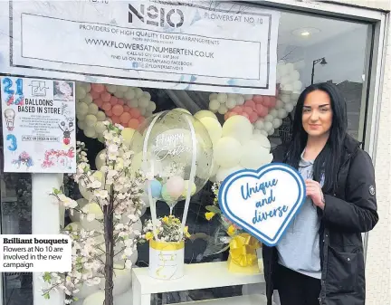  ??  ?? Brilliant bouquets Flowers at No 10 are involved in the new campaign