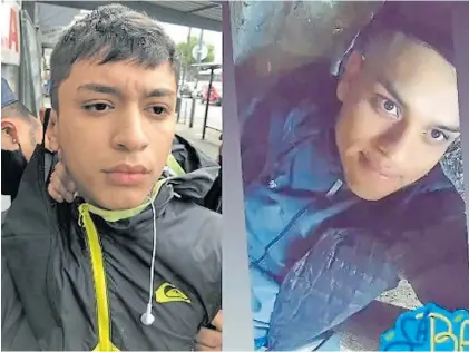  ?? ?? En la mira. Cristian Avendaño (22) y Marcos Medina (26), acusados de matar a “Picnic” Espinoza Córdova.