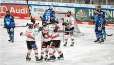  ?? Foto: Alwin Zwibel ?? Jubel beim ECDC Memmingen: Die Eishockey-Frauen haben mit einem 4:3-Sieg in Ingolstadt den Titel erfolgreic­h verteidigt.