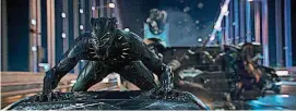  ?? [PHOTO PROVIDED BY MARVEL STUDIOS] ?? Chadwick Boseman as the title character in the Marvel Studios’ film “Black Panther.”