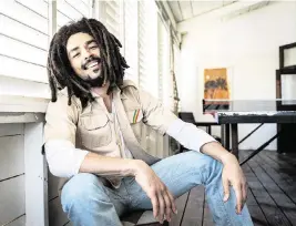  ?? CHIABELLA JAMES Paramount Pictures/TNS ?? Kingsley Ben-Adir as Bob Marley in ‘Bob Marley: One Love.’