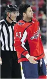  ?? THE ASSOCIATED PRESS FILES ?? Tom Wilson has already served 16 games of his suspension for an illegal check to the head of St. Louis forward Oskar Sundqvist in the pre-season.