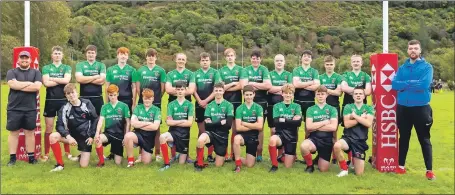  ?? ?? Oban Lorne RFC Under 16s. Photograph by Stephen Lawson.