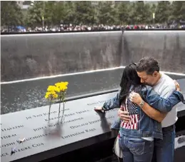  ?? REUTERS/ANDREW BURTON/POOL ?? Nueva York. Decimoterc­er aniversari­o del 11-S, atentado a las Torres Gemelas.