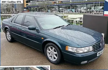  ??  ?? 2001 Cadillac STS.