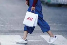  ?? © ?? H&M zal niet meer werken met katoen uit Xinjiang. getty images