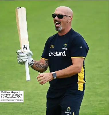  ?? HARRY TRUMP/GETTY IMAGES ?? Matthew Maynard may soon be playing for Wales Over-50s.