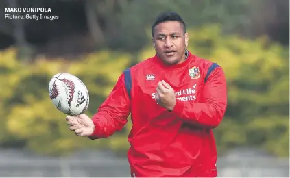  ?? Picture: Getty Images ?? MAKO VUNIPOLA