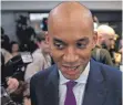  ?? FOTO: AFP ?? „Politik ist kaputt“: Labour-Aussteiger Chuka Umunna fordert einen „Systemwech­sel“.