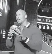  ?? VIVIAN ZINK/NBC ?? When viewers tune into Dwayne Johnson’s new NBC competitio­n series “The Titan Games,” they will see some South Florida athletes being put to the test.