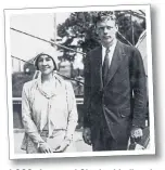  ??  ?? LOSS: Anne and Charles Lindbergh
