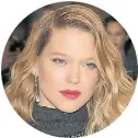  ??  ?? Léa Seydoux Actriz (Francia)